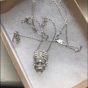 Nadri Skull Necklace